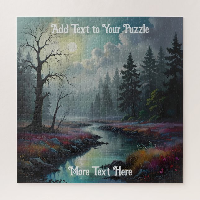Dramatic Moody Landscape  Jigsaw Puzzle (Vertical)