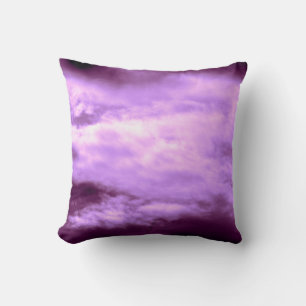Dramatic Purple Sky Throw Pillow