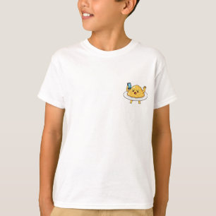 Dramatic Scrambled Egg Taking Selfie Kids T-Shirt