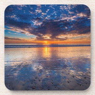 Dramatic seascape, sunset, CA Coaster