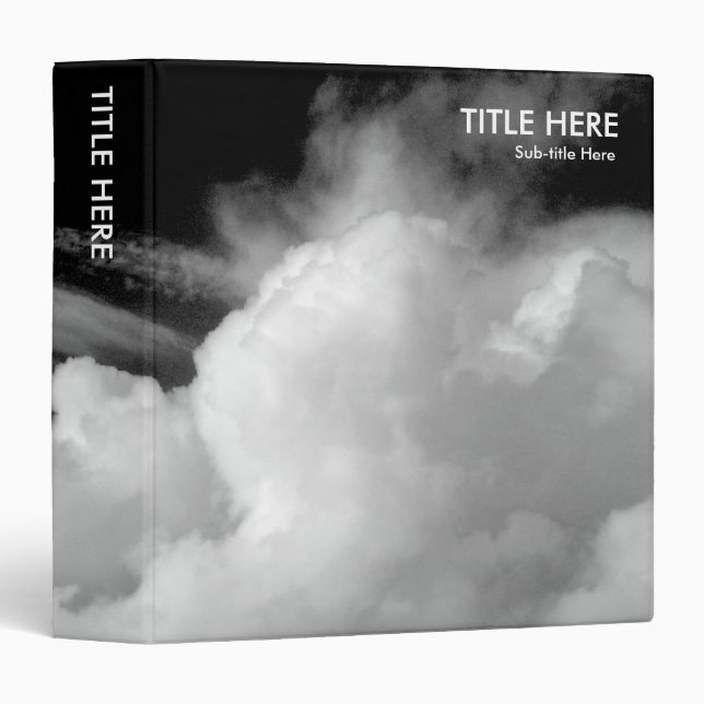 Dramatic Sky (1.5in) Binder (Front/Spine)