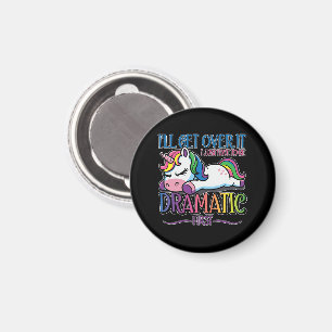 Dramatic Unicorn Magnet