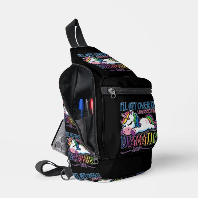 Dramatic Unicorn Sling Bag (Open)