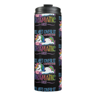 Dramatic Unicorn Thermal Tumbler