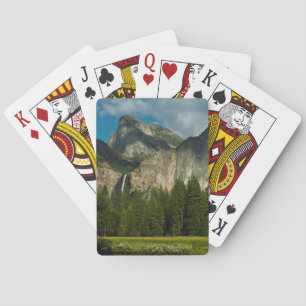 Dramatic View Of Yosemite Valley From The Gates Playing Cards