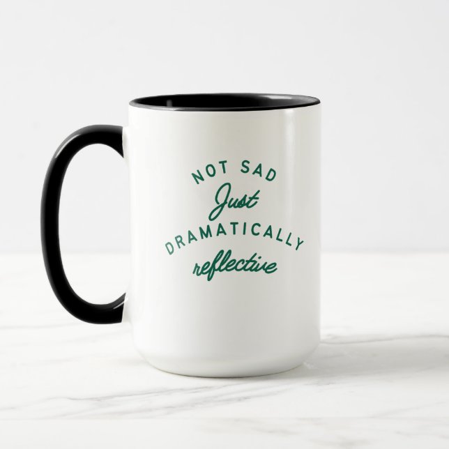 Dramatically Reflective Mood Mug (Left)