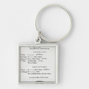 Dramatis Personae for Samson Keychain
