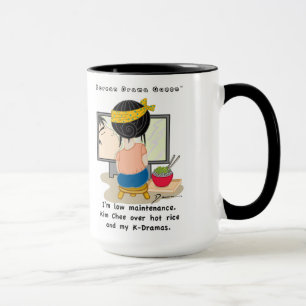 Drame coréen Queen™ marqué tasse - bas entreti