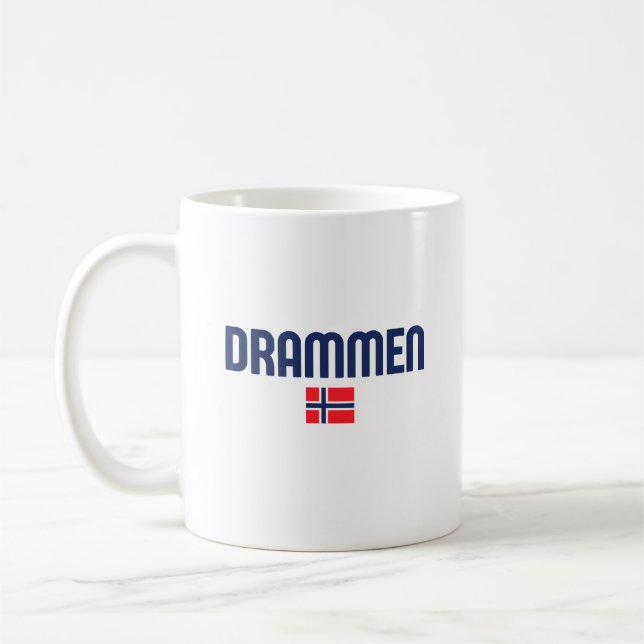 DRAMMEN Norway Coffee Mug (Left)
