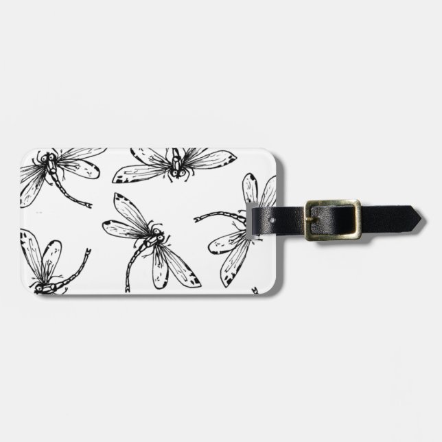 Drangonflies Luggage Tag (Front Horizontal)