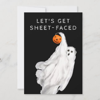 Drank Funny Adult Halloween Ghost Party Invitation