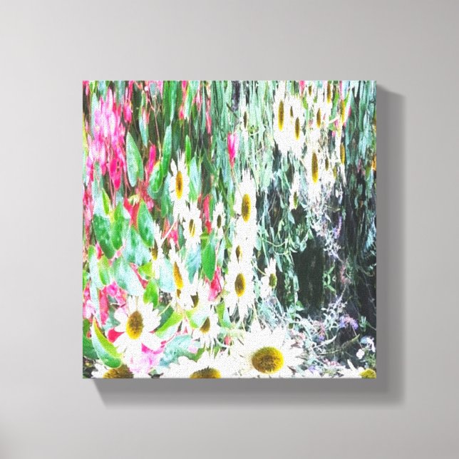 Drape of Flowers Canvas Print (Front)