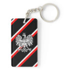 Drapeau à rayures polonais