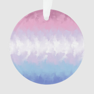 Drapeau Abstrait de la Bigender Pride Boho Pastel