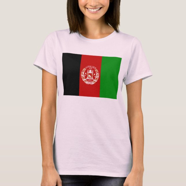 Drapeau Afghanistan x Carte T-shirt (Devant)