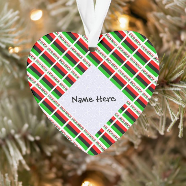 Drapeau afro-américain de la diaspora Noir Persona (Arbre)