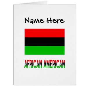 Drapeau afro-américain et de la diaspora avec votr