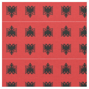 Drapeau albanais et tissu tendance albanais
