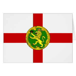 Drapeau alderney patriotique