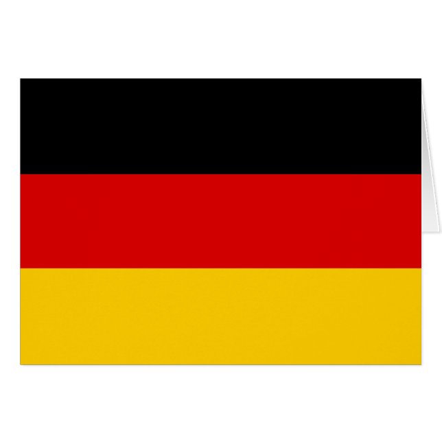 Drapeau allemand (Devant horizontal)