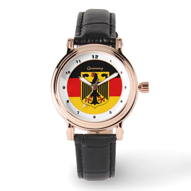 Drapeau allemand, Aigle & Allemagne mode / montre  (Recto)
