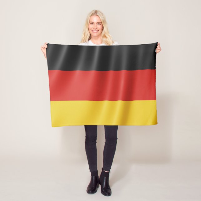 Drapeau allemand couverture polaire (En situation)