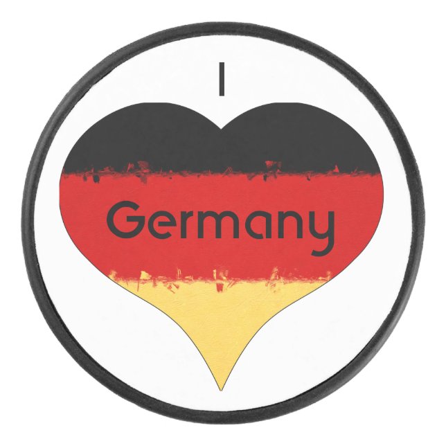 Drapeau allemand I Heart Allemagne (Devant)