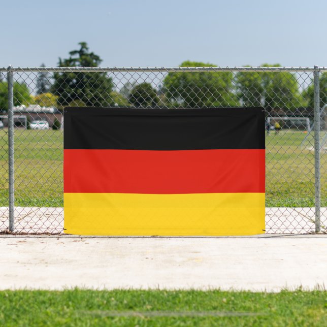 Drapeau allemand panneau de bannière personnalisé  (Insitu)