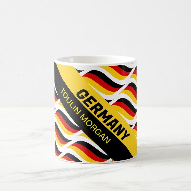 Drapeau allemand personnalisé Mug (Centre)