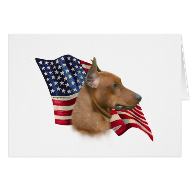 Drapeau allemand Pinscher (Devant horizontal)