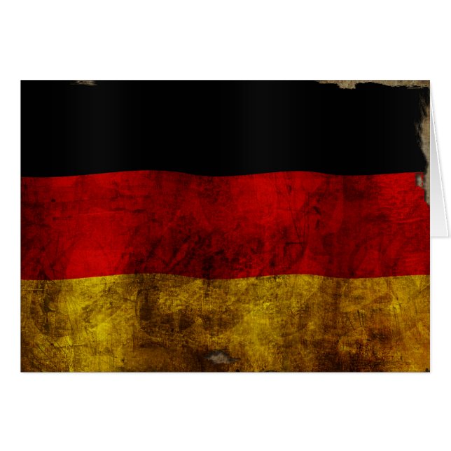 Drapeau allemand - Vintage (Devant horizontal)