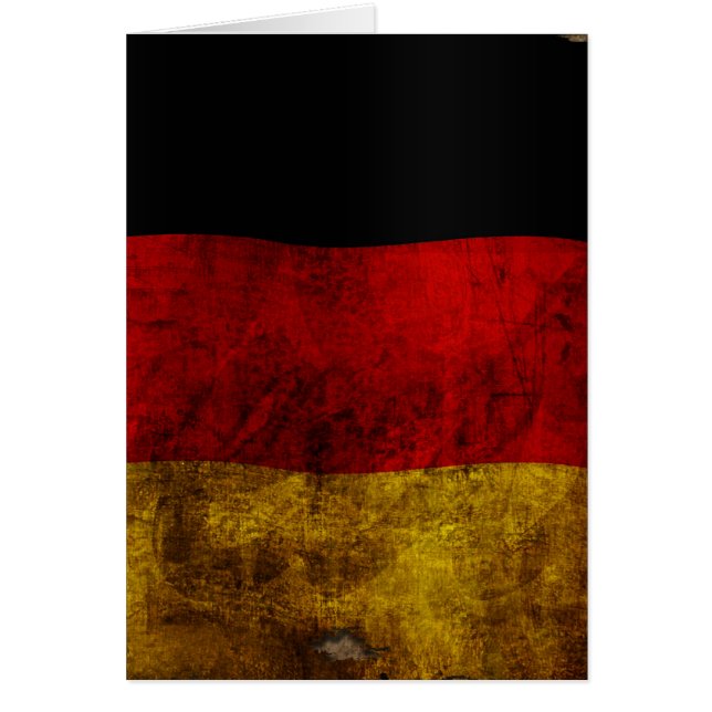 Drapeau allemand - Vintage (Devant)