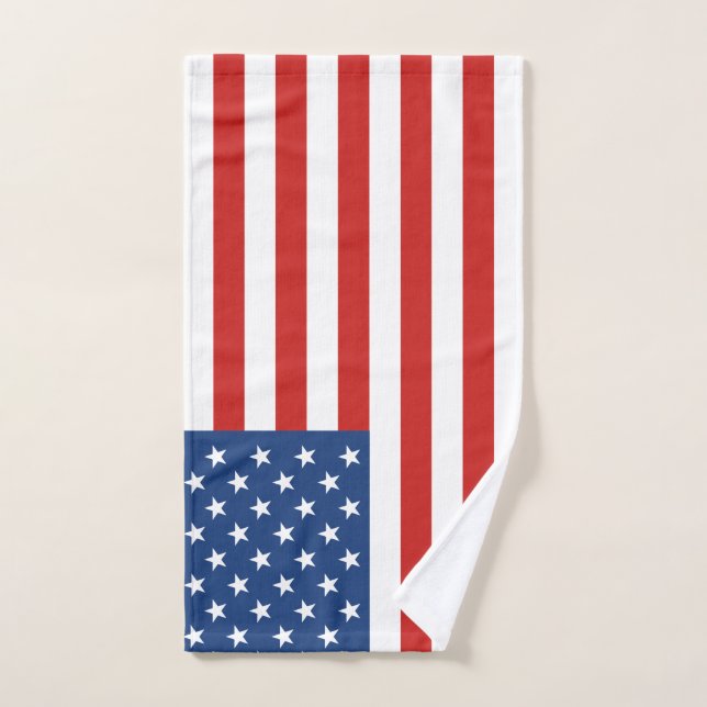 Drapeau américain (Serviette à main)