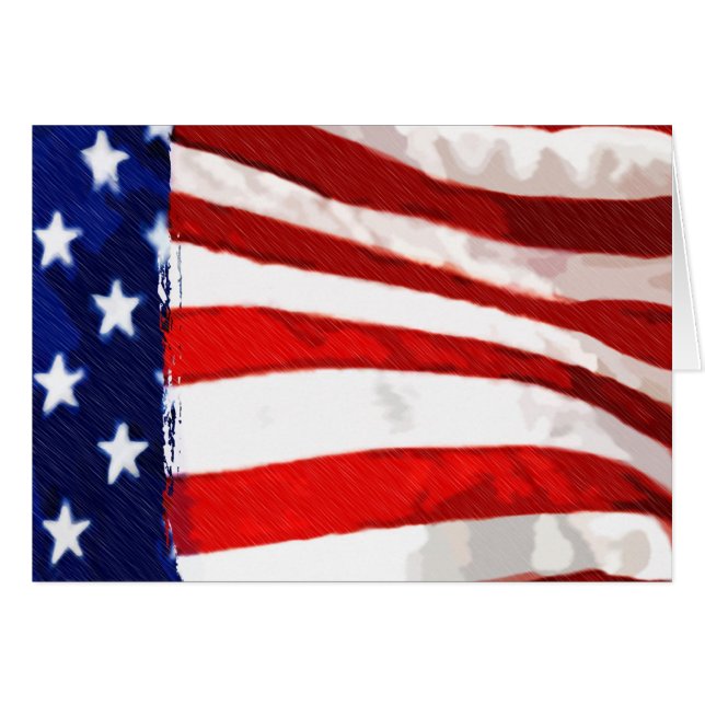 Drapeau américain (Devant horizontal)