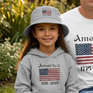 Drapeau Américain 1776 à 2026 États-Unis 250 ans A