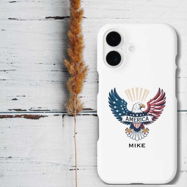 Drapeau américain aigle patriotique pilote personn (Créateur téléchargé)