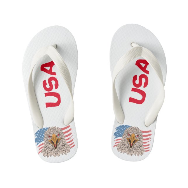 Drapeau américain avec tongs d'aigle (Semelle)