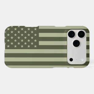 Drapeau américain BDU vert