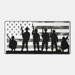Drapeau américain camouflé noir et blanc cool Sold