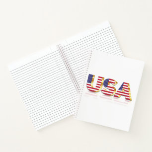 Drapeau américain Carnet USA