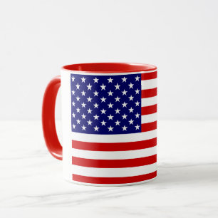 Drapeau américain Combo-Ringer Mug cn