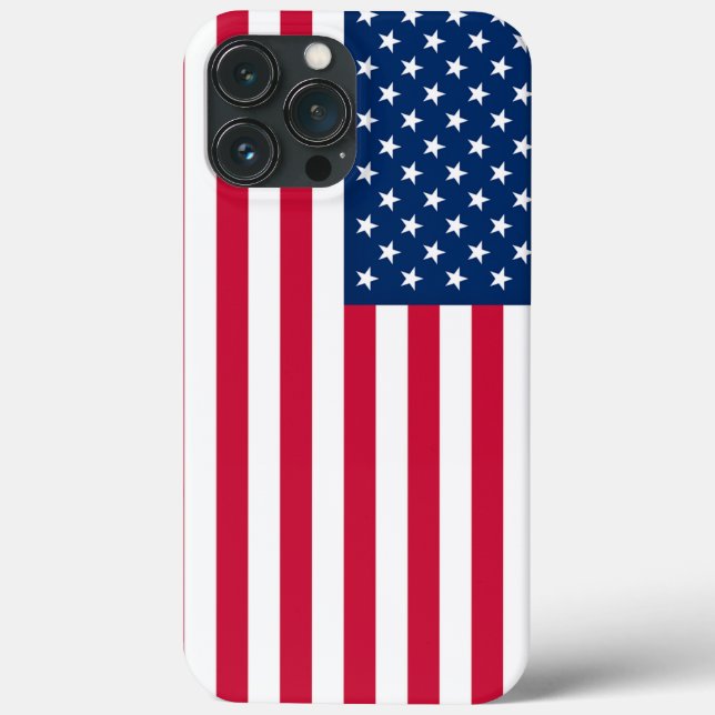 Drapeau américain coque iphone américain (Verso)