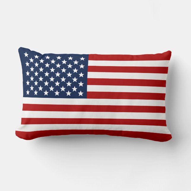 Drapeau américain Coussin Lumbar (Recto)