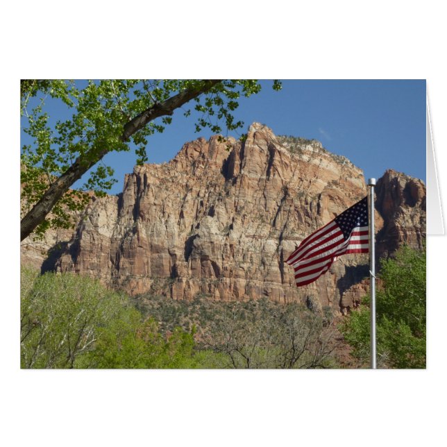Drapeau américain dans le Parc national de Sion I (Devant horizontal)