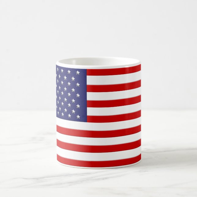 Drapeau américain de café Mug (Centre)