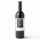 Drapeau américain de la Ligne Bleue Mince