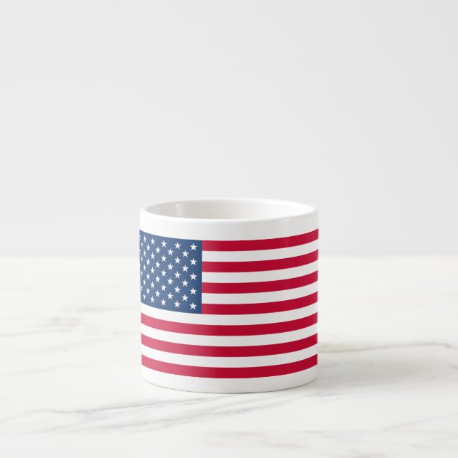 Drapeau américain Espresso Mug (Devant)