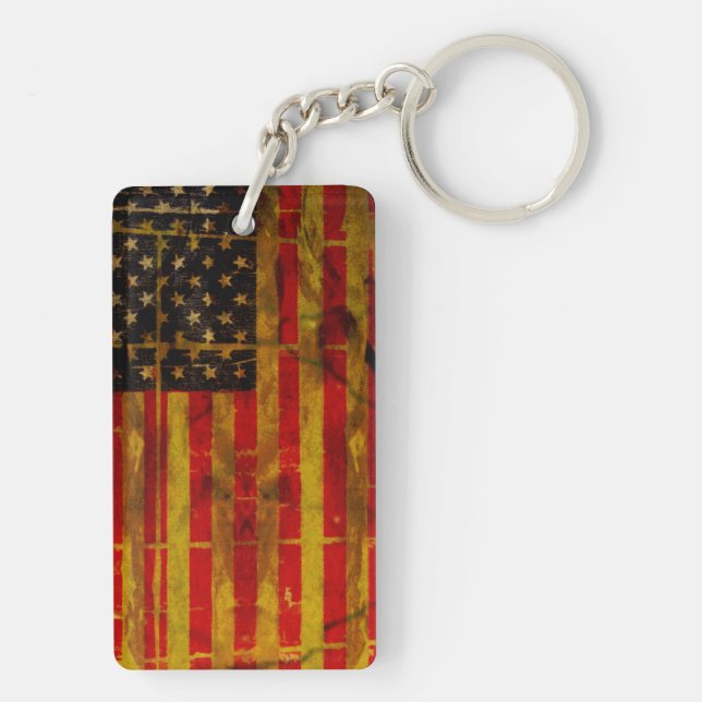 Drapeau américain grunge des Etats-Unis (Dos)