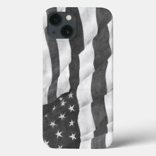 Drapeau américain iPad à peine Coque (Verso)