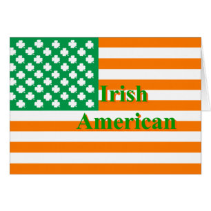 Drapeau américain irlandais
